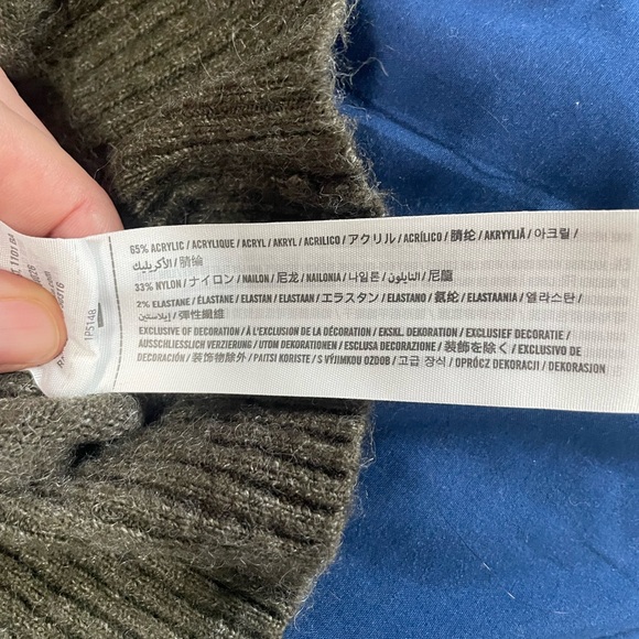 Abercrombie & Fitch Womens Gray  Long Sleeve Sweater Dress Size XS - Picture 5 of 8